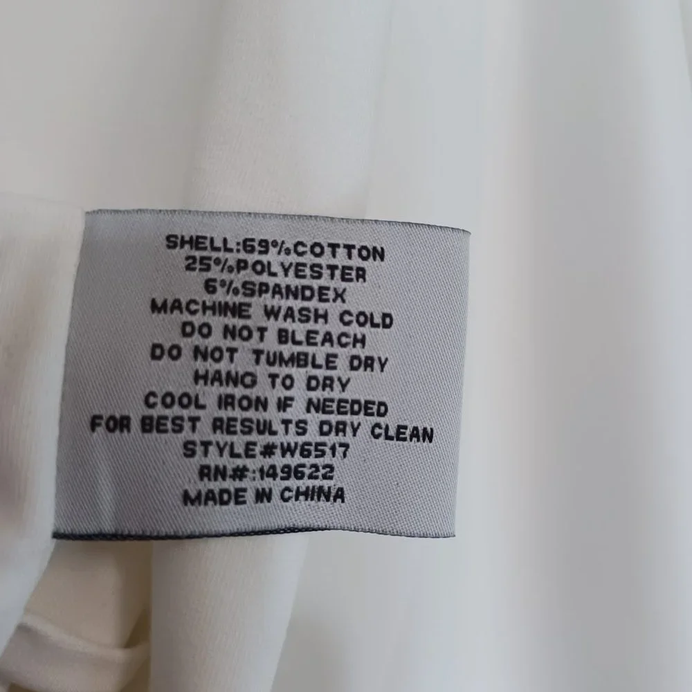 Walter Baker Cropped Top White Stretch - Picture 5 of 8